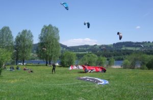 Kite Surfing Rottachsee Allgäu