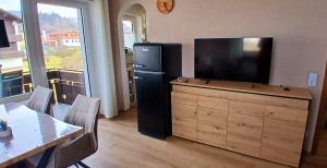 Ferienwohnung Betz Dorfblick Wohnzimmer