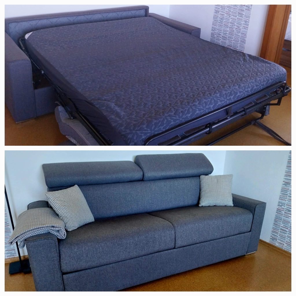 Schlafsofa mit 1,60 x 1,90 Matratze
